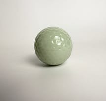Green glow golfball