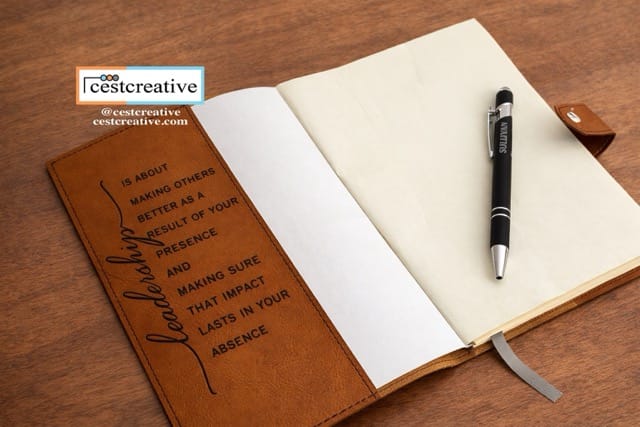 Leatherette Journals with Snap Closure - Image 2