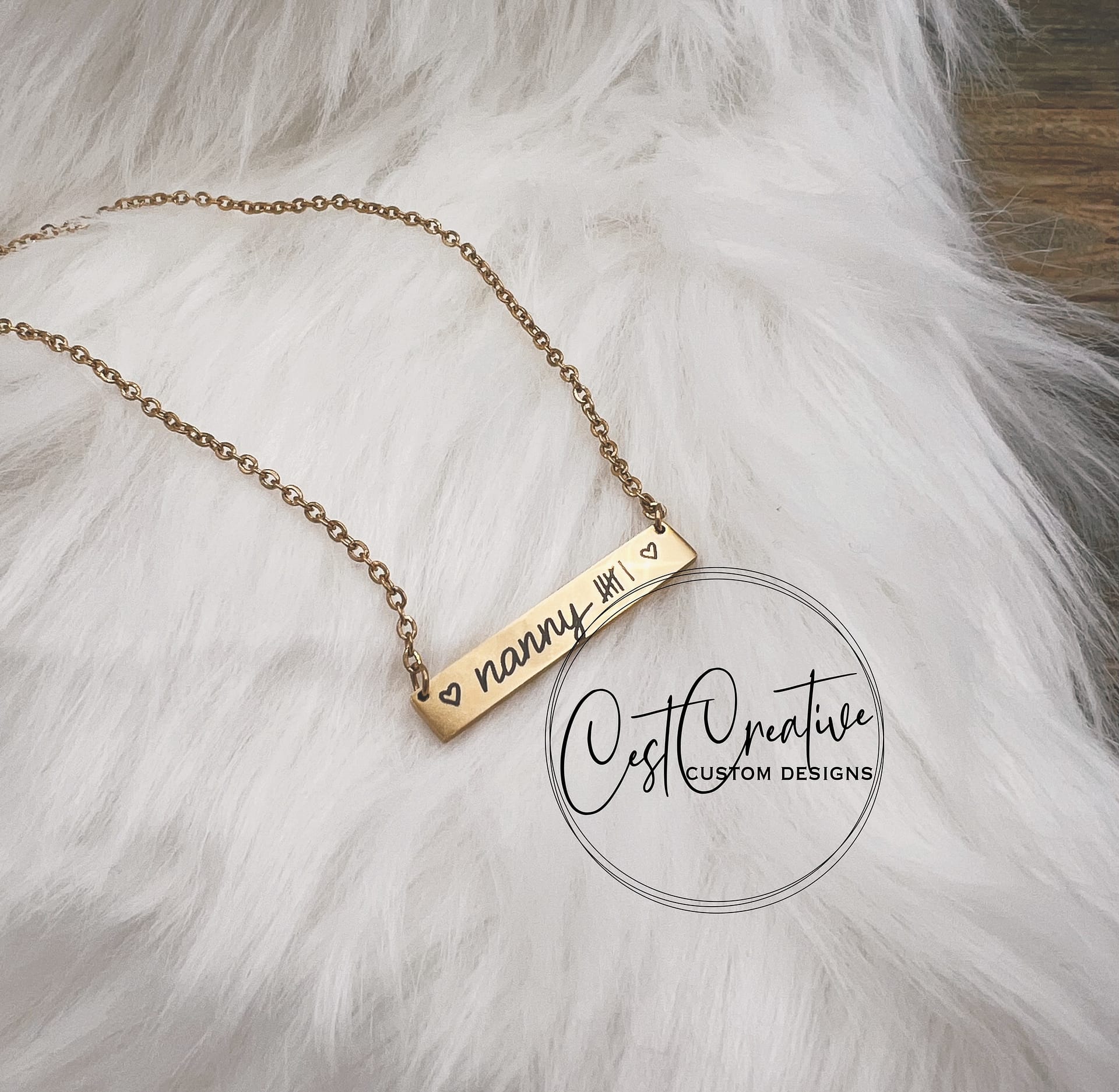 Horizontal Bar Necklace - Image 3
