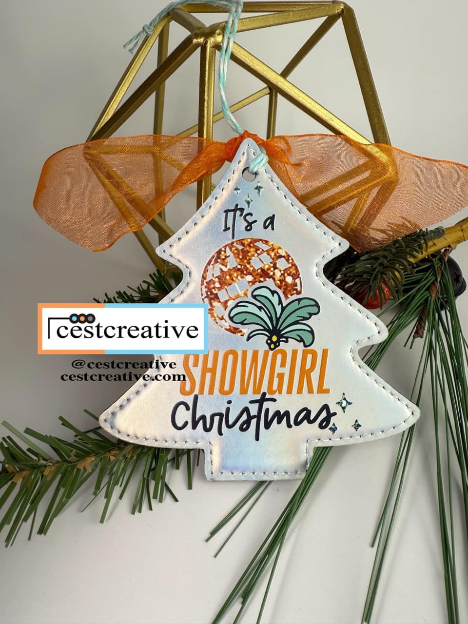 Showgirl Christmas Holographic Tree - Image 3