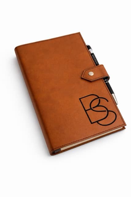 Leatherette Journals with Snap Closure - Image 4