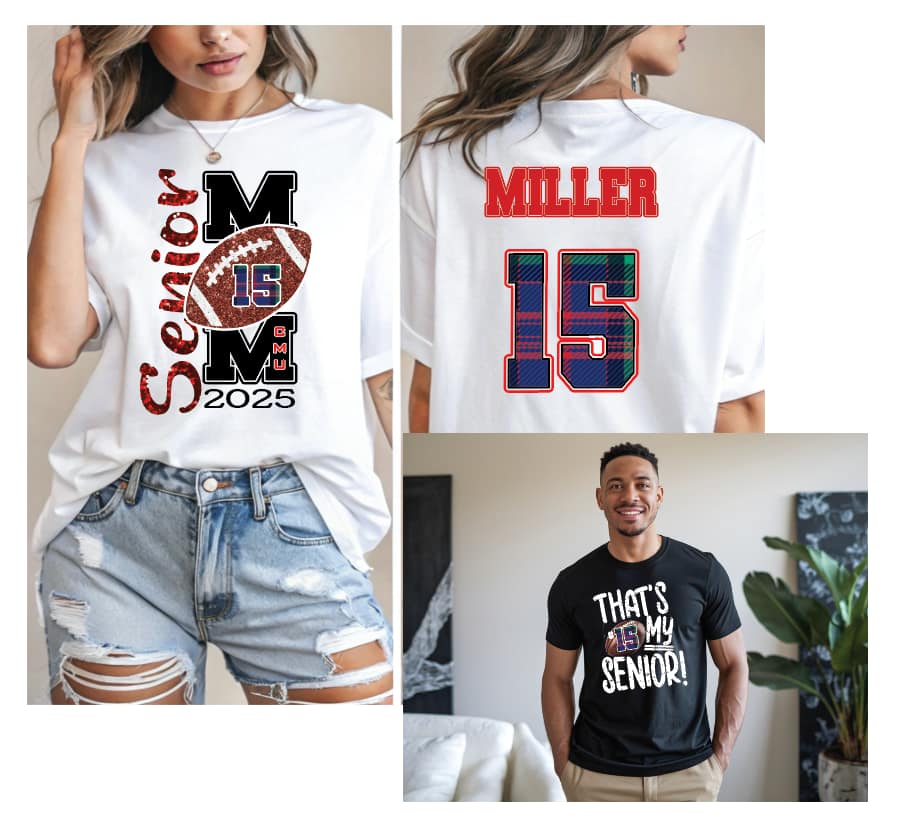 Senior Football T-Shirts
