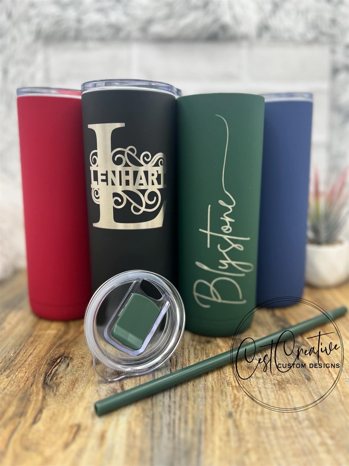 Engraved Tumbler 20oz Screw-lid