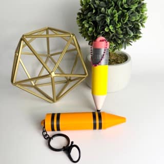 Personalizable Lip Balm Holders - Pencil or Crayon