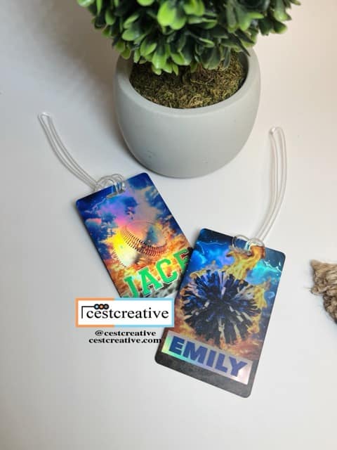 Holographic Bag Tags