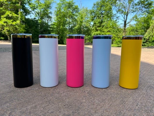 20oz Straight RAINBOW tumbler