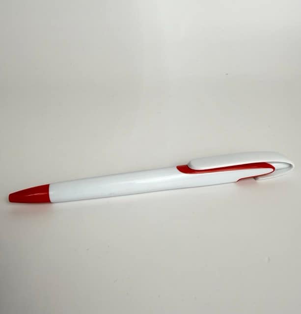 Printable Plastic Pen Red Accents
