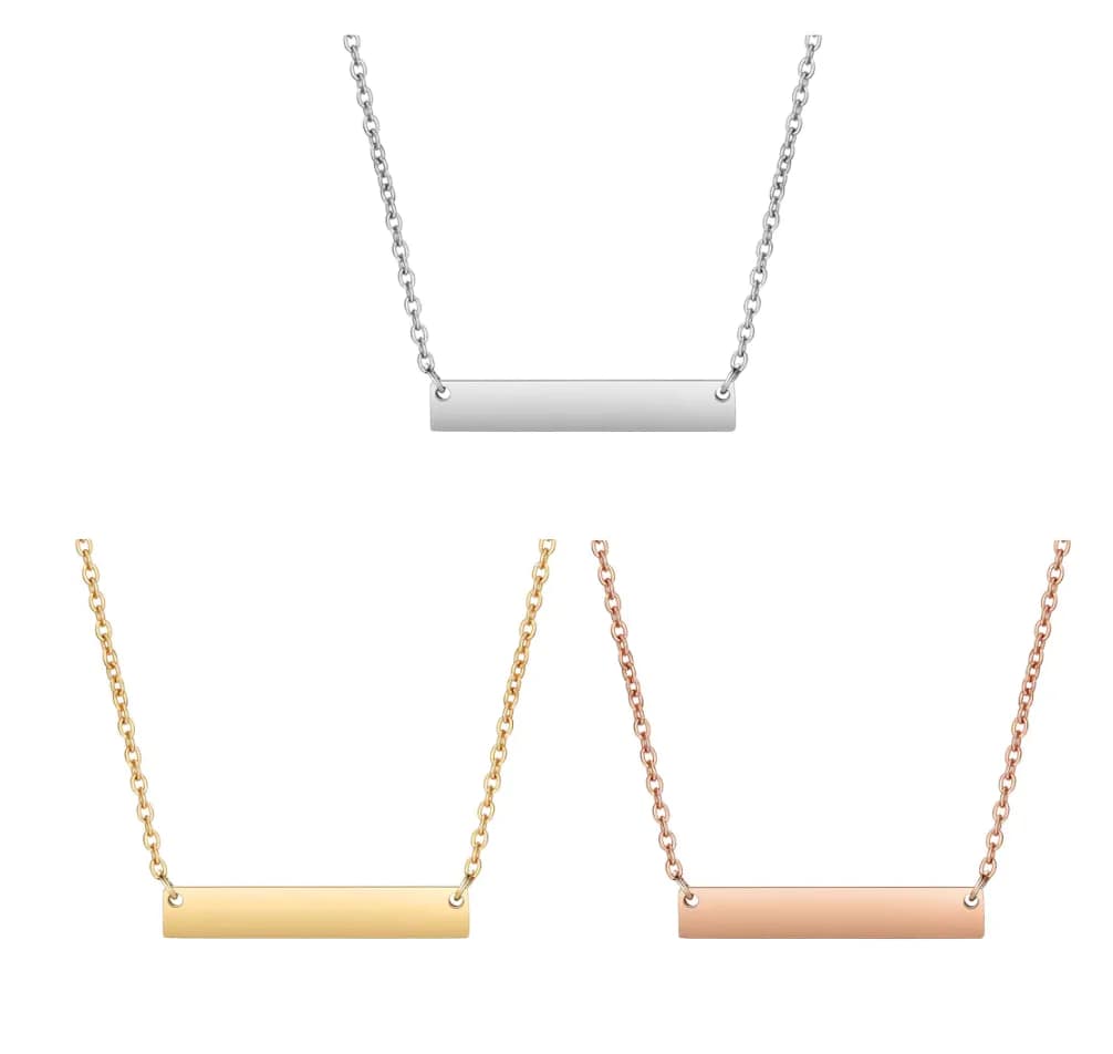 Horizontal Bar Necklace