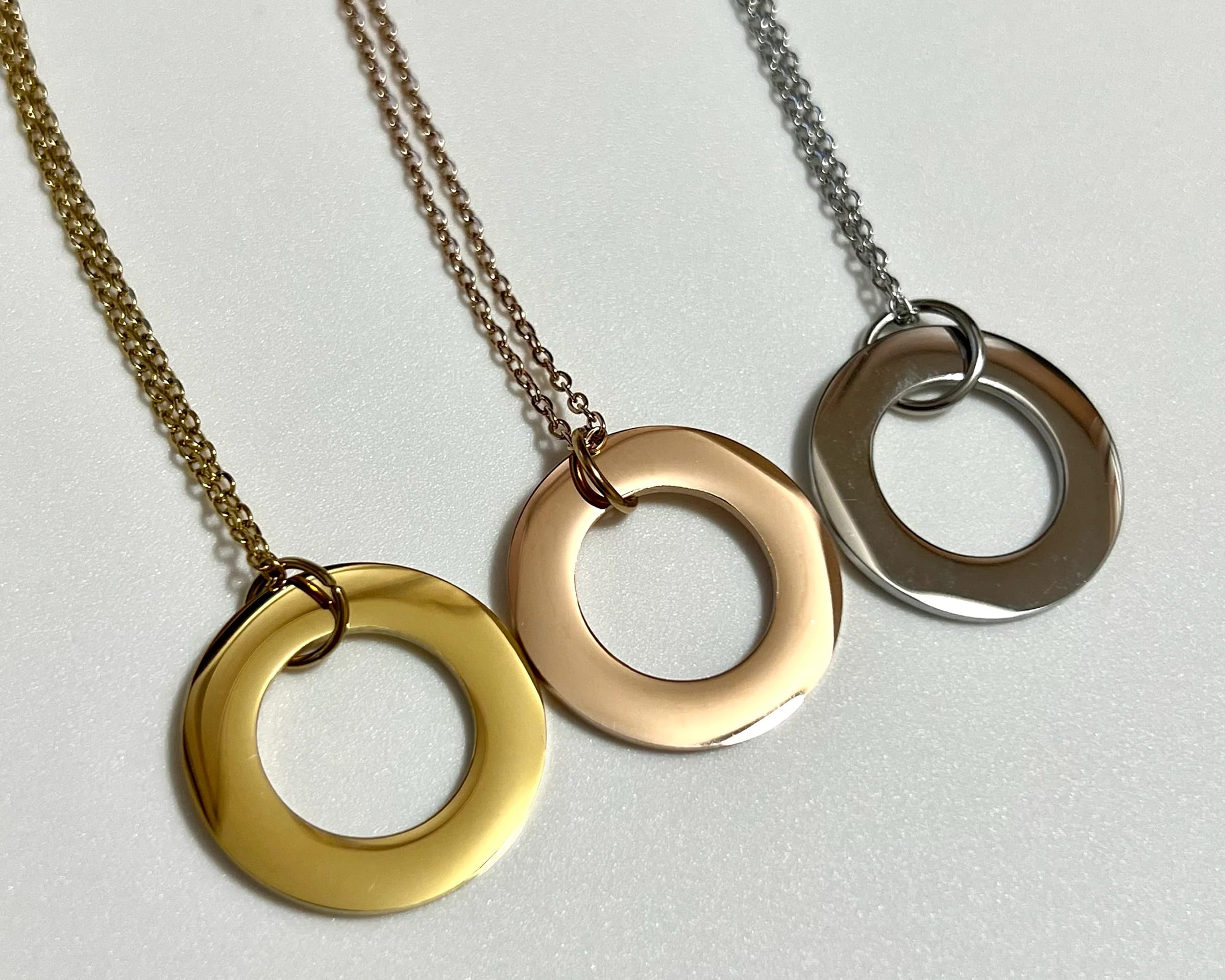 Circle (Open) Charm Necklace