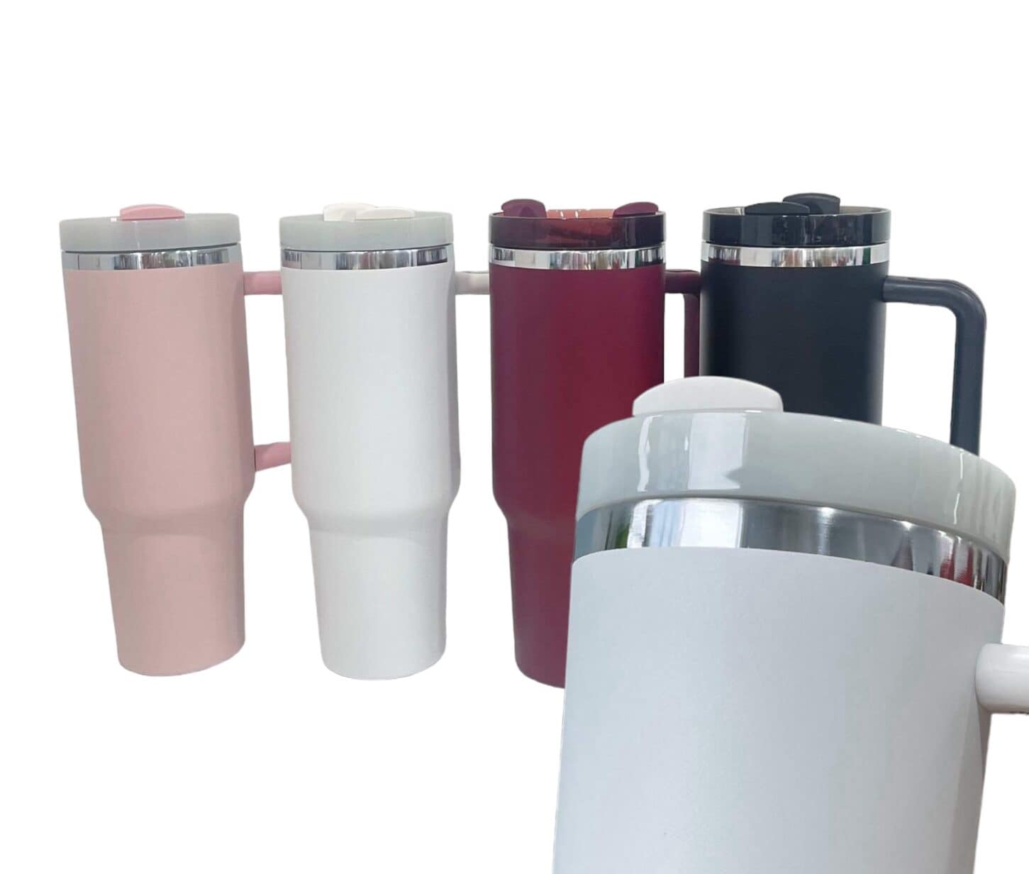 40oz Tumbler with Handle 2.0 CHROME
