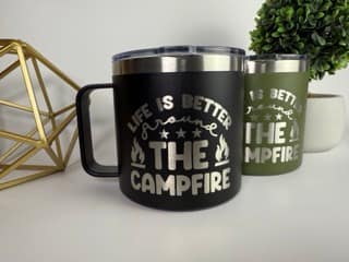 Engraved 14oz Camper Mug