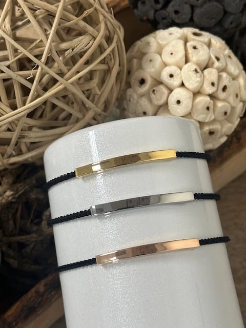 Horizontal Bar Cord Bracelet