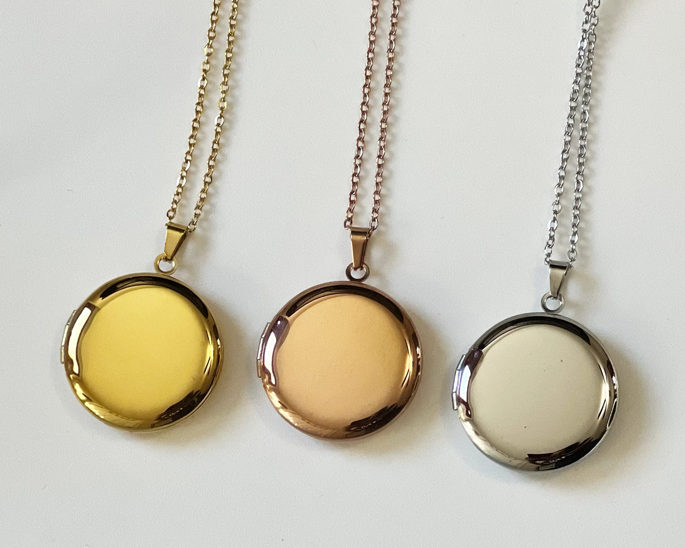 Circle Locket Necklace