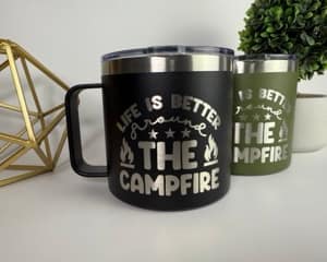 Engraved 14oz Camper Mug